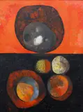 Ota Janeček, Existence, 1967, oil on canvas