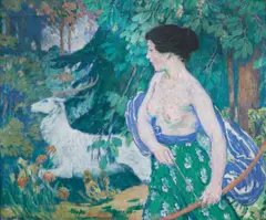 Jan Preisler, Diana, 1908, oil on canvas
