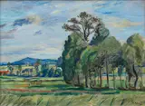 Vincenc Beneš, Summer Atmosphere, 1940s, oil on canvas