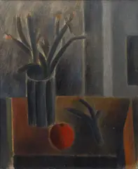 Karel Těšínský, Still Life, 1950, oil on canvas