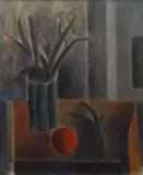 Karel Těšínský, Still Life, 1950, oil on canvas