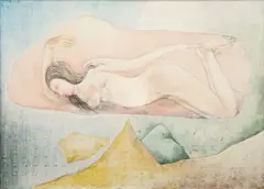 Stanislav Podhrázský, Reclining Woman, 1964, oil on canvas