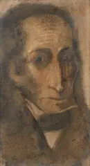 Frantisek Tichy, Paganini, 1941, charcoal on paper