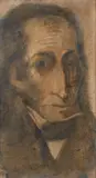 Frantisek Tichy, Paganini, 1941, charcoal on paper