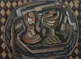Alén Diviš, Cubist Still Life, 1927, oil on canvas