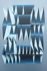 Jan Poupě, Building / Object III, 2015, mixed media (oil, spray) on canvas