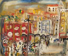 Josef Jira, Lisbon, 1997, oil on canvas