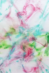 Michal Cimala, Spring – and perhaps Glass as well as Vivaldi, 2025, mixed media (acrylic, spray) using hand-cut stencils on canvas