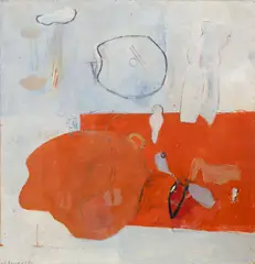 Adriena Šimotová, June Day, 1965, tempera on wood panel