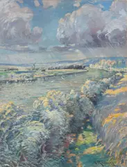Vaclav Radimsky, Rain, circa 1905, oil on canvas