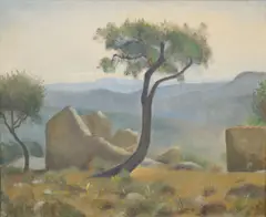 Otakar Kubín, Digne Prealps, 1929, oil on canvas