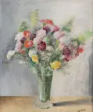 Otakar Kubín, Carnations, 1957, oil on canvas