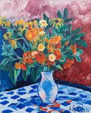 Václav Špála, Poppies and Marigolds