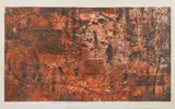 Vladimír Boudník, The Largest Structure, 1963, structural mixed-media print