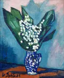 Václav Špála, Lilies of the Valley, 1928, oil on canvas
