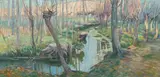 Vaclav Radimsky, Stream near Giverny, before 1899, oil on canvas