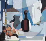 František Vobecký, Still Life with a Bottle, 1960s, oil on canvas