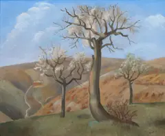 Otakar Kubín, Provençal Landscape, 1920s–1930s, oil on canvas