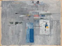Karel Malich, Landscape, 1961, tempera on paper