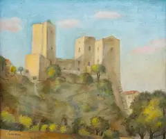Otakar Kubín, Caseneuve Castle, 1953, oil on canvas