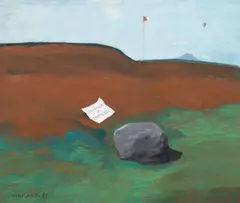Kamil Lhoták, Homage to Chittussi, 1981, oil on hardboard