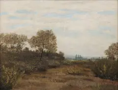 František Kaván, Hollow Way, 1887, oil on canvas