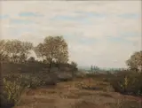 František Kaván, Hollow Way, 1887, oil on canvas