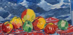 Václav Špála, Still Life with Apples, 1942, oil on canvas