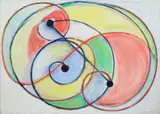 Jiří Načeradský, Alone Within Oneself, 1983, acrylic on canvas, double-sided painting
