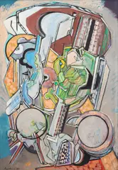 Jan Smetana, Dawn, 1987, oil on canvas