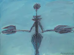 Jiří Načeradský, Mantis, 2009, oil on canvas
