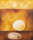 Ota Janeček, Sources of Life, 1979, oil on canvas