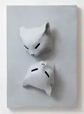Libor Krejcar, Pantheria/Heads, 2003–2004, object (wood, plaster)