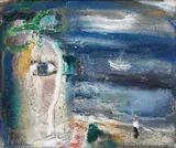 Josef Jira, Memory of Rügen, 1994, oil on canvas