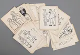Josef Lada, Anecdotes for the daily newspaper České slovo (81 drawings)