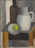 Karel Těšínský, Still Life on a Table, 1950, oil on canvas