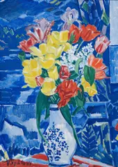 Václav Špála, Bouquet in a Jug, 1934, oil on canvas