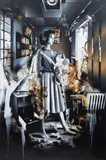 Michal Mráz, Lethargy I, 2018, mixed media (oil, acrylic, tar) on canvas