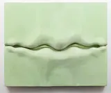 Adéla Matasová, Lips, 1968–1970, object (synthetic resin, wax oil glaze, wood)