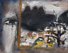 Josef Jira, Tits II, 1993, oil on canvas