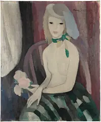 Marie Laurencin, Jeune héroïne, 1924, Oil on canvas