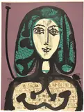 La femme à la résille – Femme aux cheveux verts by Pablo Picasso, Paris, 30 May 1949, sold Sep 2025