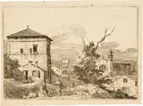 Landschaft mit einem toten Baum by Detto Il Canaletto Bernardo Bellotto, 1741-1742, Etching on laid paper, sold Sep 2025