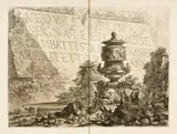 Vedute di Roma. Sammelband mit 38 Radierungen by Giovanni Battista Piranesi, 1745-1756, see listing, 38 Etchings including title page, frontispiece and 36 views, bound in modern half-morocco binding, sold Sep 2025