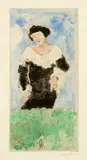 Marc Chagall, Bella, 1924, Etching, coloured with watercolours, on wove paper