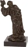 Honoré Daumier, L'Avocat saluant, Design 1840-1862, cast before 1960, Bronze mounted on black marble base