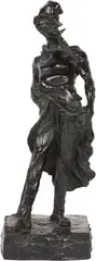 Honoré Daumier, Ratapoil (Le rat à poil - Die nackte Ratte), Design 1851, cast 1957, Bronze
