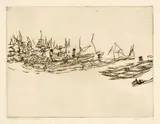 Paul Klee, Dampfschiffe im Hafen
