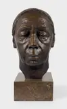 Käthe Kollwitz, Selbstbildnis, 1926–1936 Design, 1936–1939 cast, Bronze on shell limestone base (Jura marble)