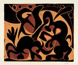 Picador by Pablo Picasso, 1959, linocut in colors on Arches, sold Sep 2025